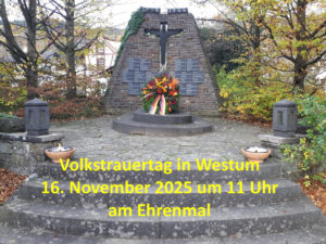 Ankündigung Volkstrauertag 2025